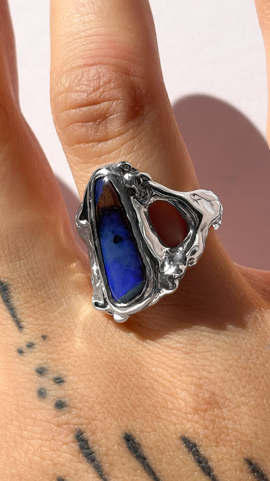 Midnight Indigo Ring - Size 7.5