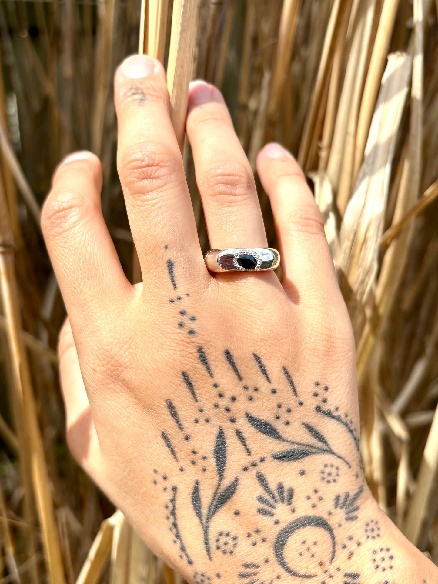 Sapphire Signet - Size 7.25