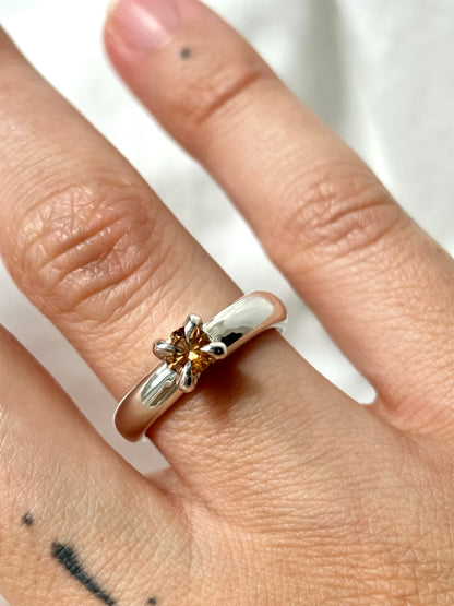 Zircon Sparkle Ring - Size 7