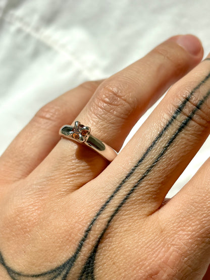 Zircon Sparkle Ring - Size 7