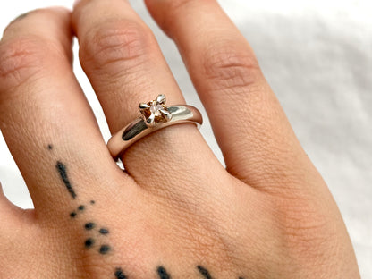 Zircon Sparkle Ring - Size 7