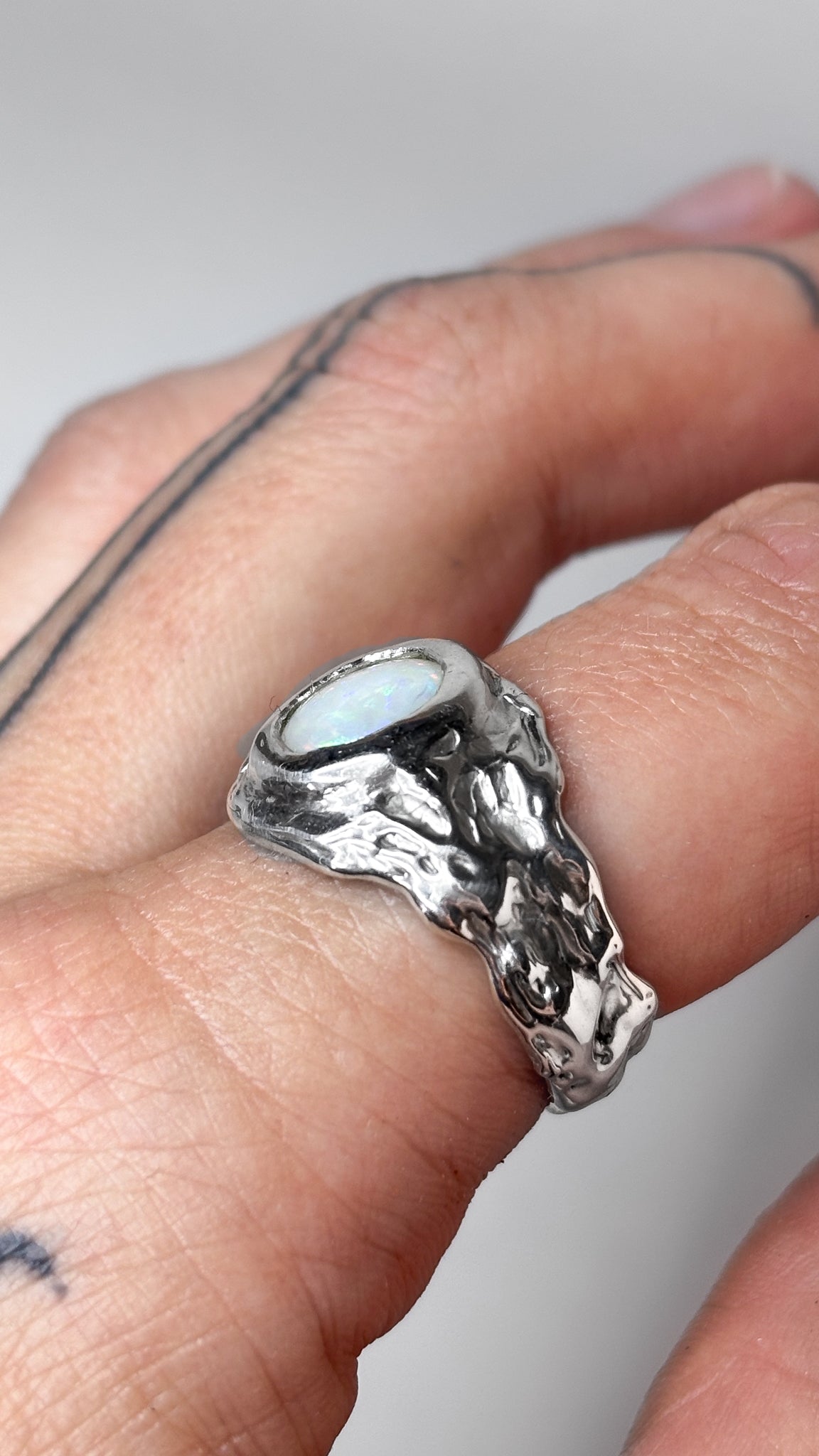 Huron at Winter I Ring - Size 9.25