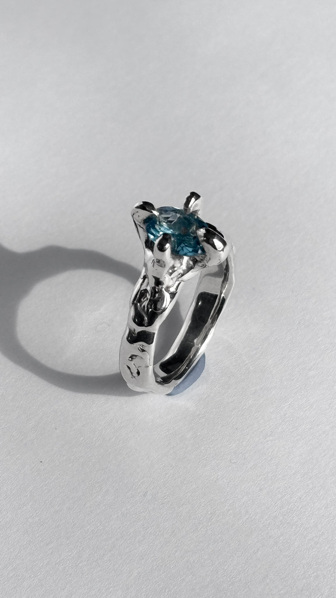 Frozen Tear Ring - Size 6.5