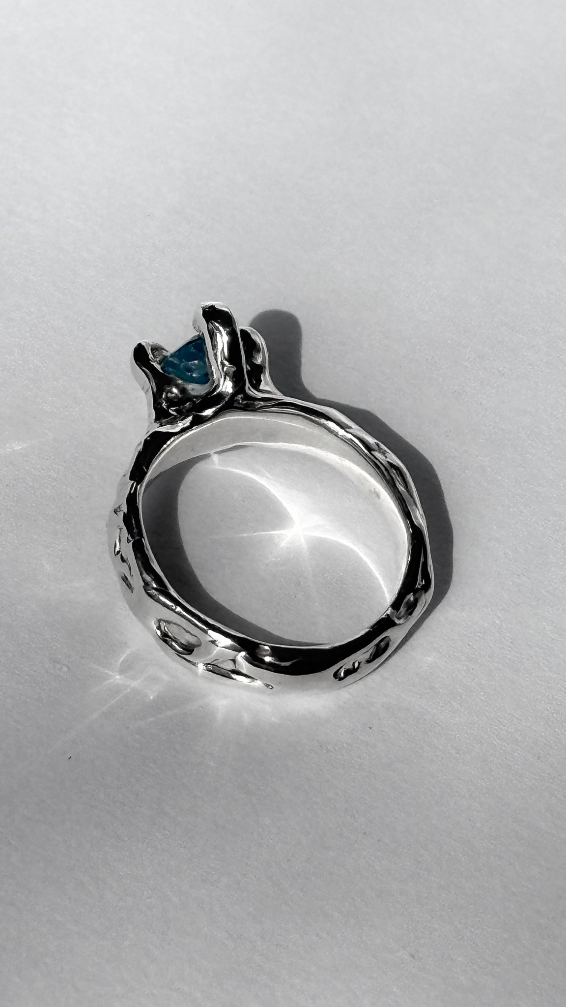 Frozen Tear Ring - Size 6.5