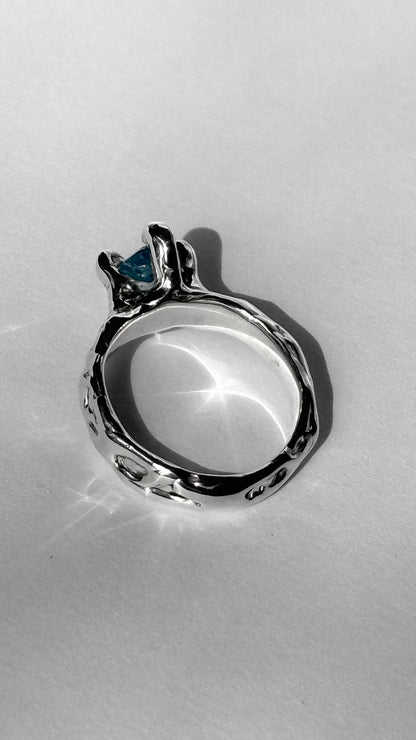 Frozen Tear Ring - Size 6.5