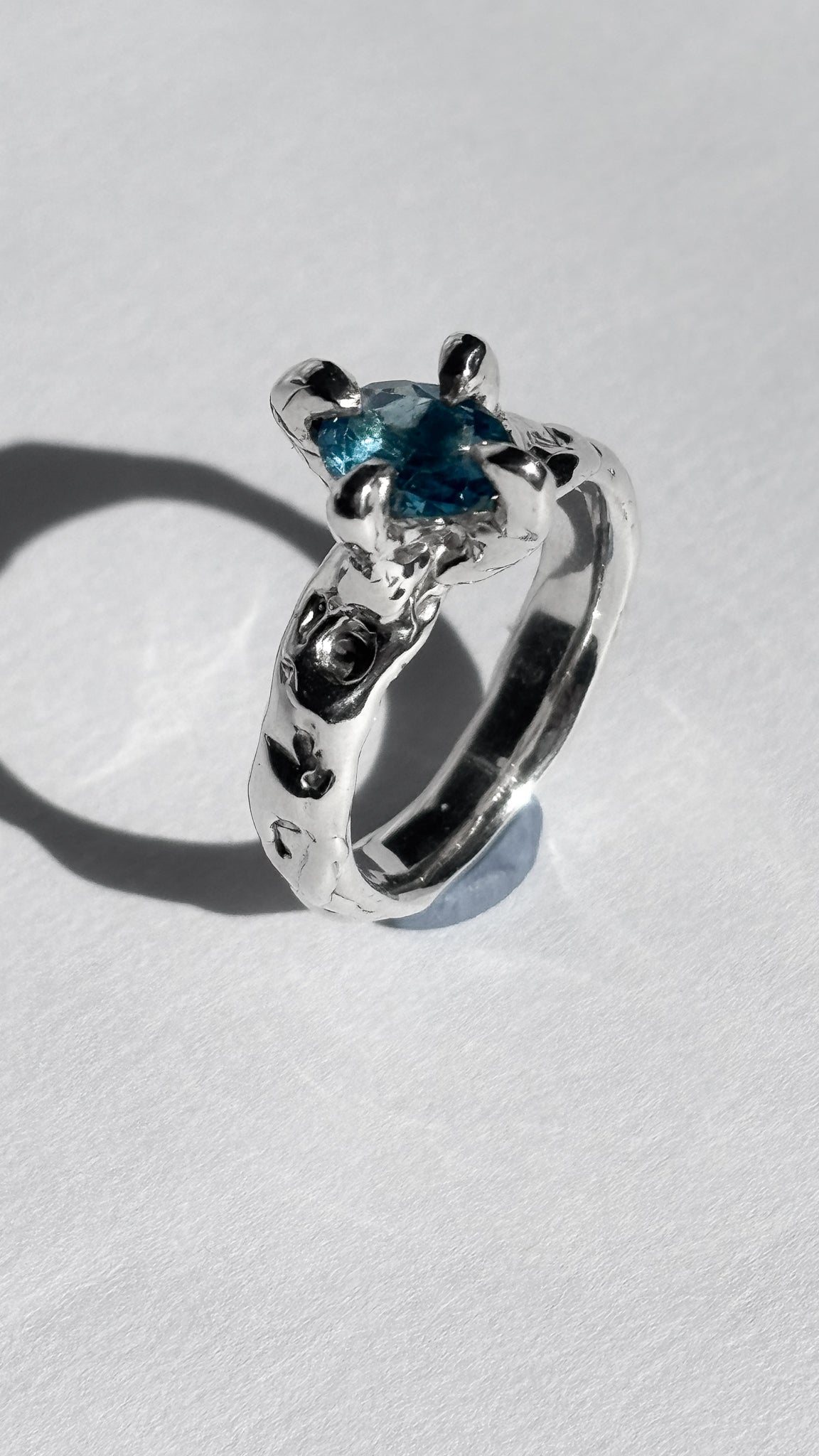 Frozen Tear Ring - Size 6.5