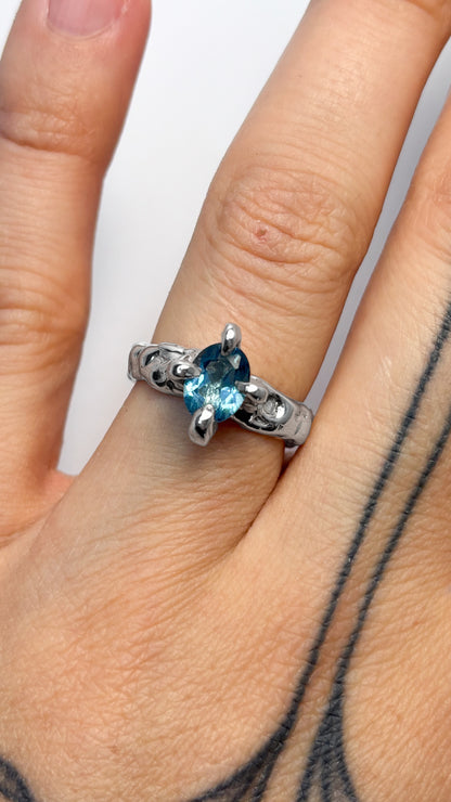 Frozen Tear Ring - Size 6.5