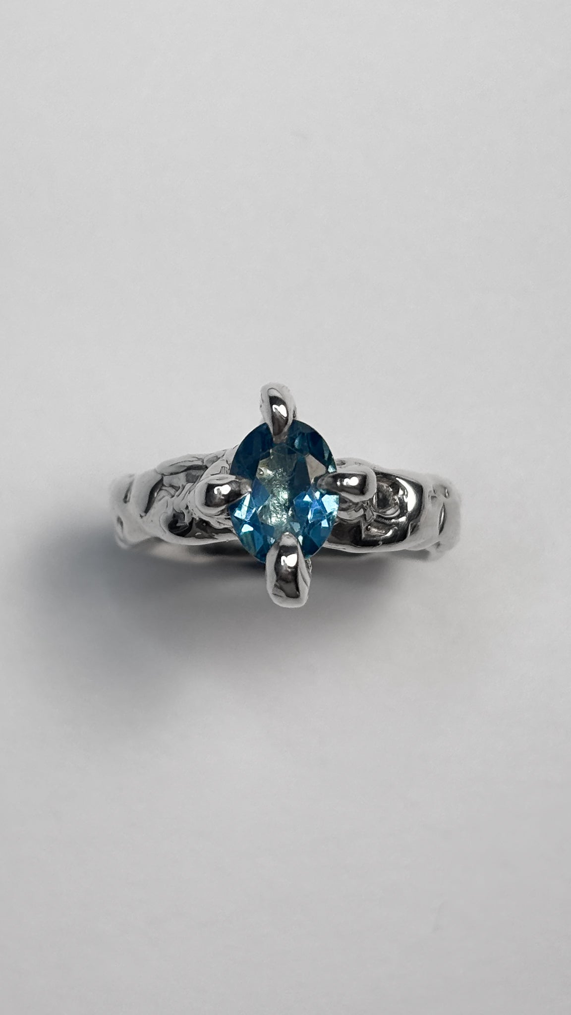 Frozen Tear Ring - Size 6.5