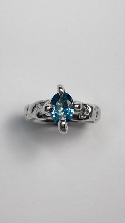 Frozen Tear Ring - Size 6.5