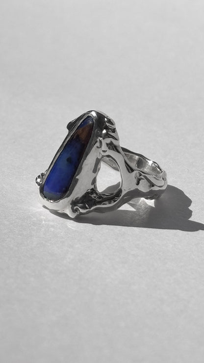 Midnight Indigo Ring - Size 7.5