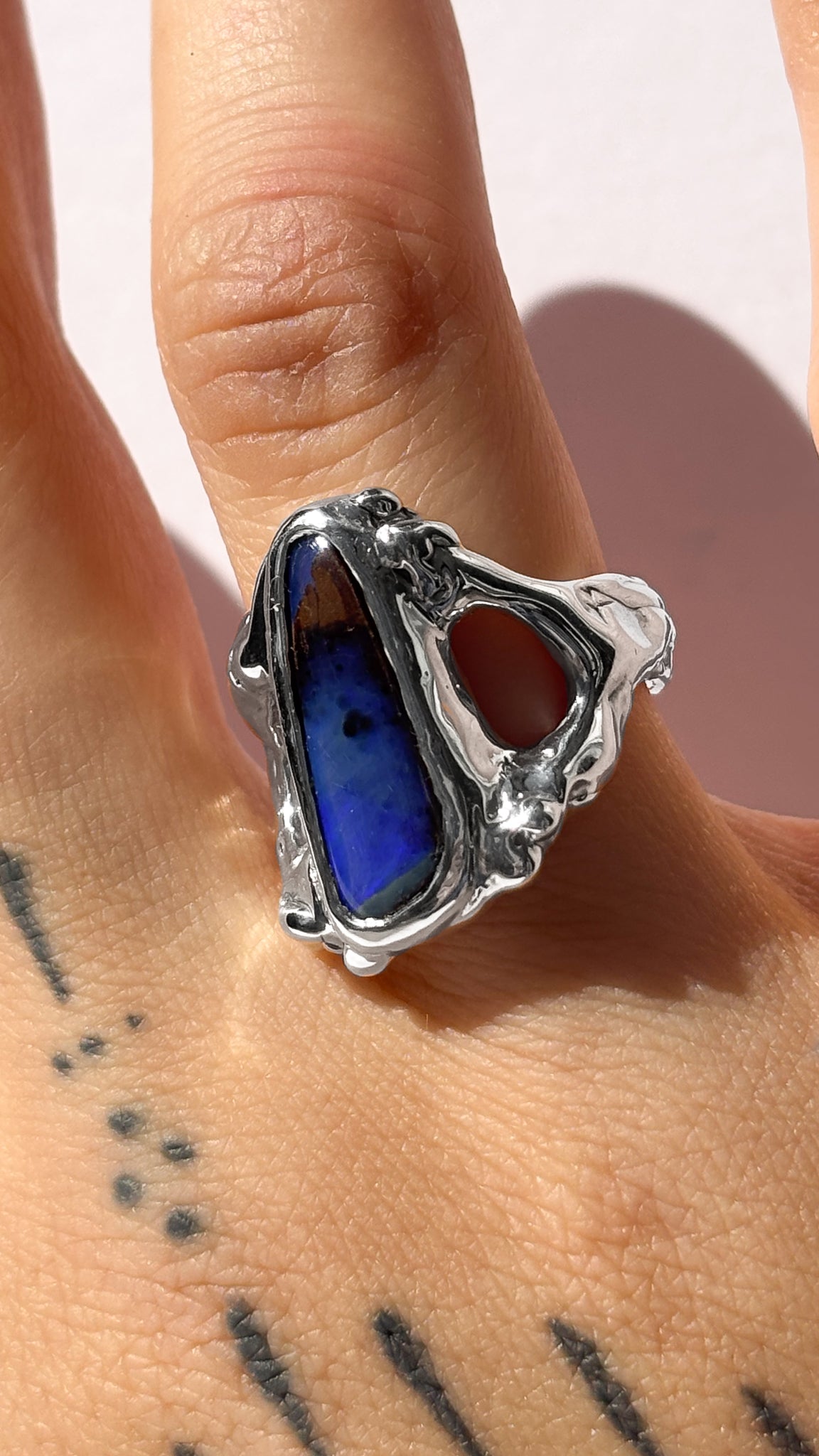 Midnight Indigo Ring - Size 7.5