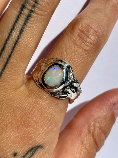 Huron at Winter I Ring - Size 9.25