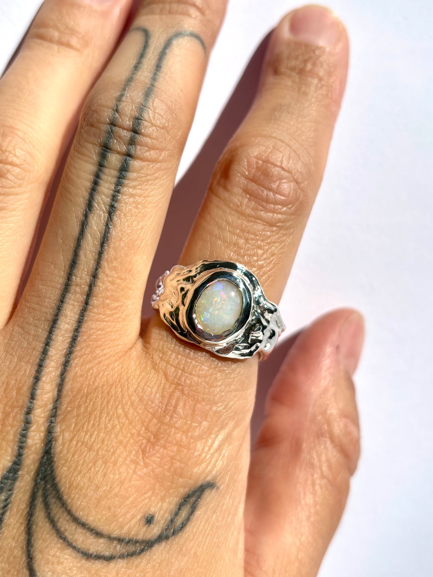 Huron at Winter I Ring - Size 9.25