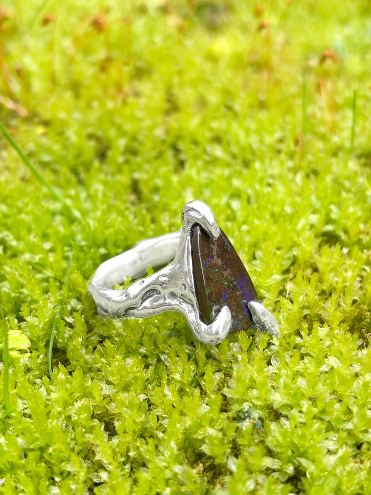 Dendritic Phosphorescence Ring - Size 7.5