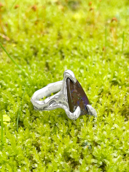 Dendritic Phosphorescence Ring - Size 7.5