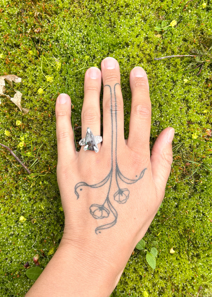 Dendritic Phosphorescence Ring - Size 7.5