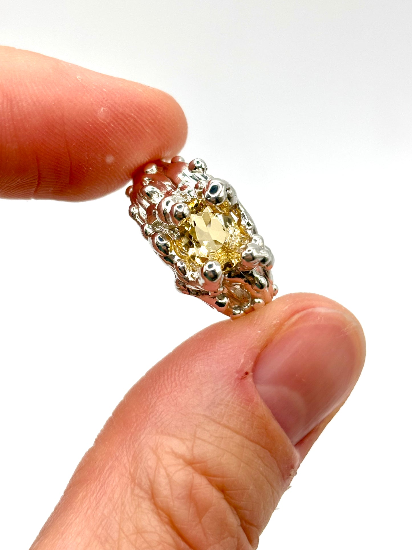 Citrine Swamp Ring - Size 7