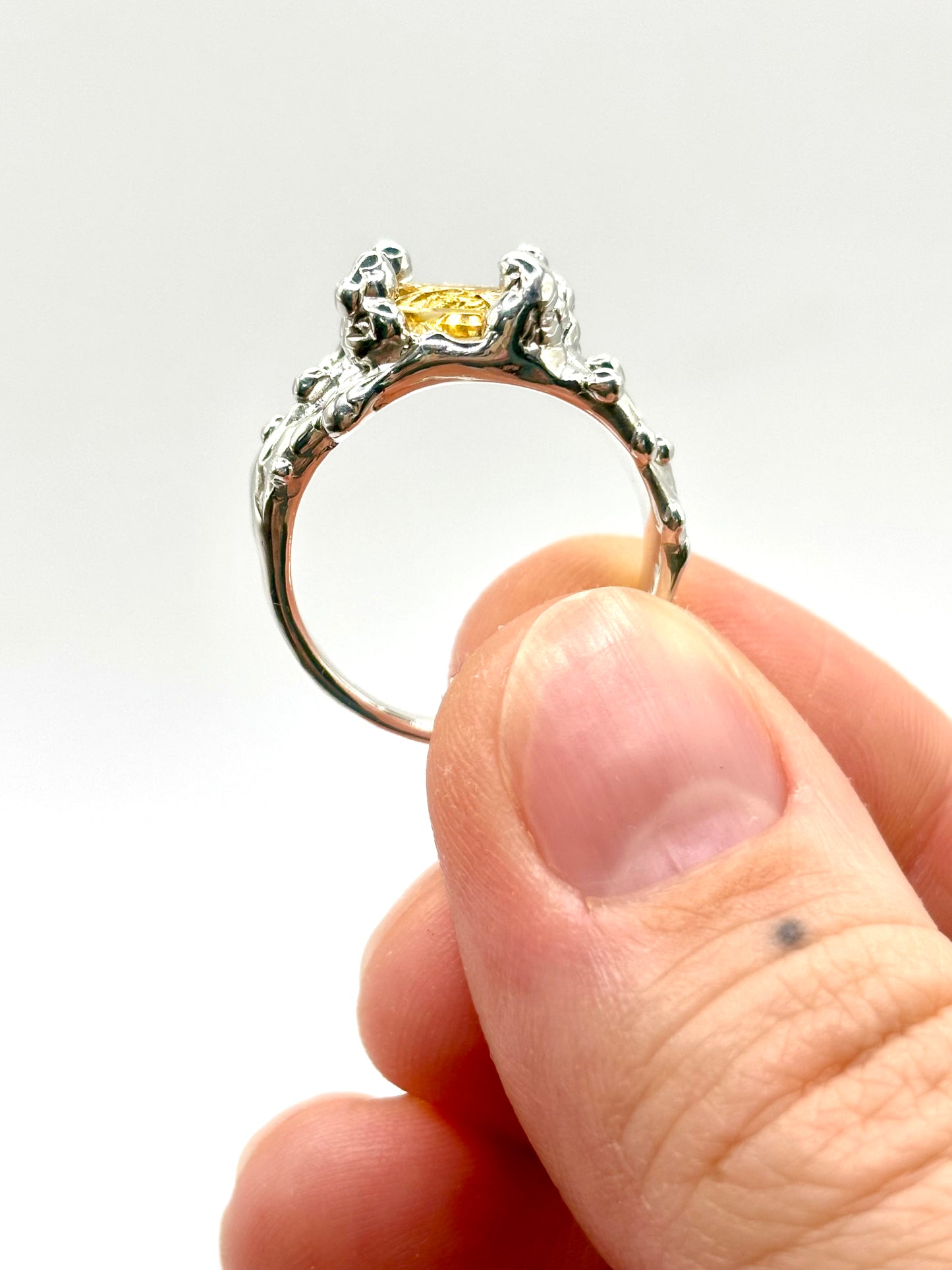 Citrine Swamp Ring - Size 7