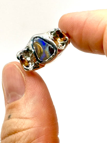 Caramel Galaxy Ring - Size 8.25
