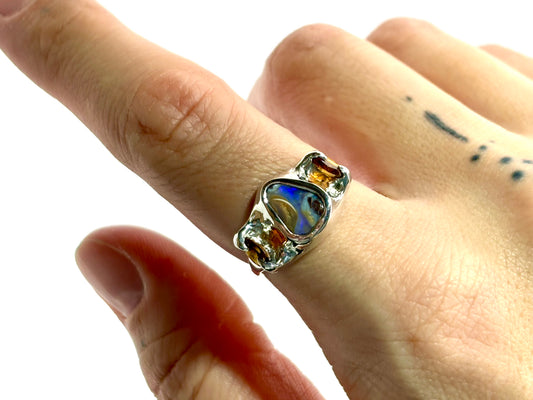 Caramel Galaxy Ring - Size 8.25