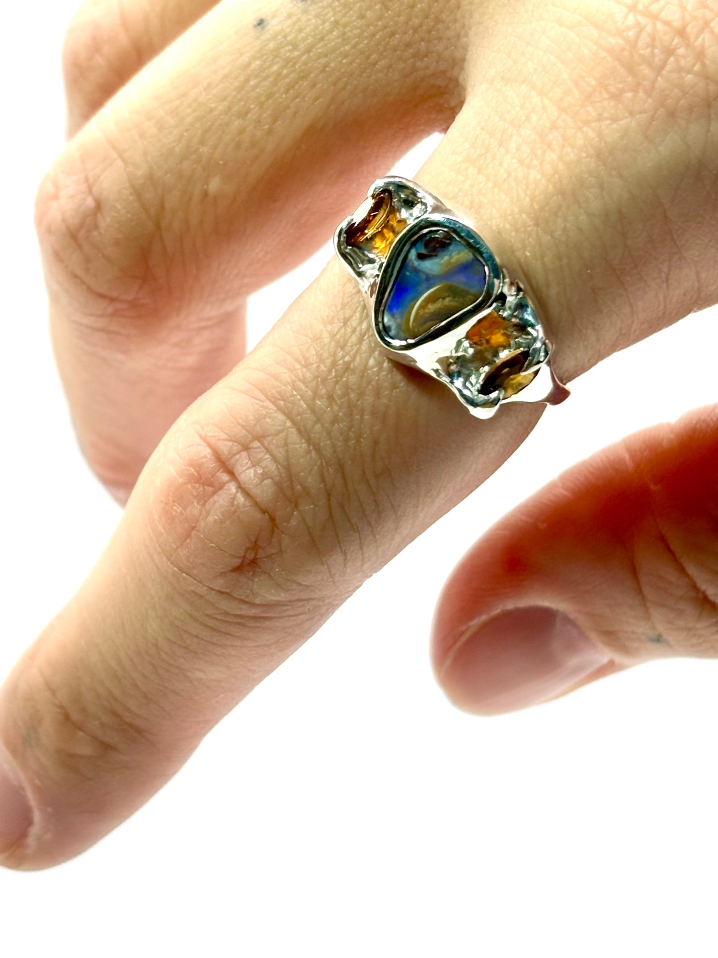 Caramel Galaxy Ring - Size 8.25