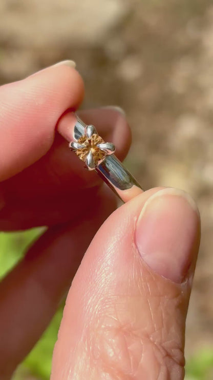 Zircon Sparkle Ring - Size 7