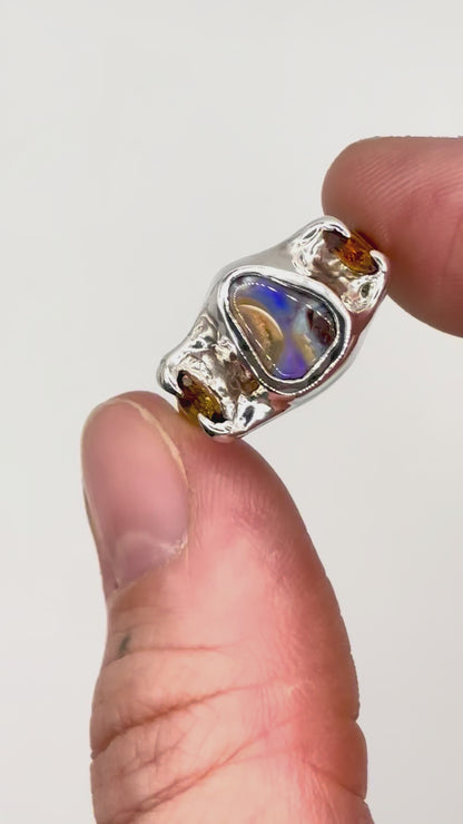 Caramel Galaxy Ring - Size 8.25