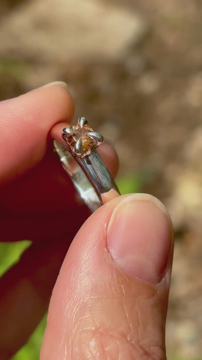 Zircon Sparkle Ring - Size 7