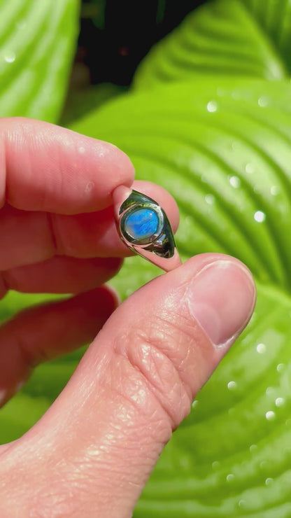 Dark Opal Ring - Size 6.25