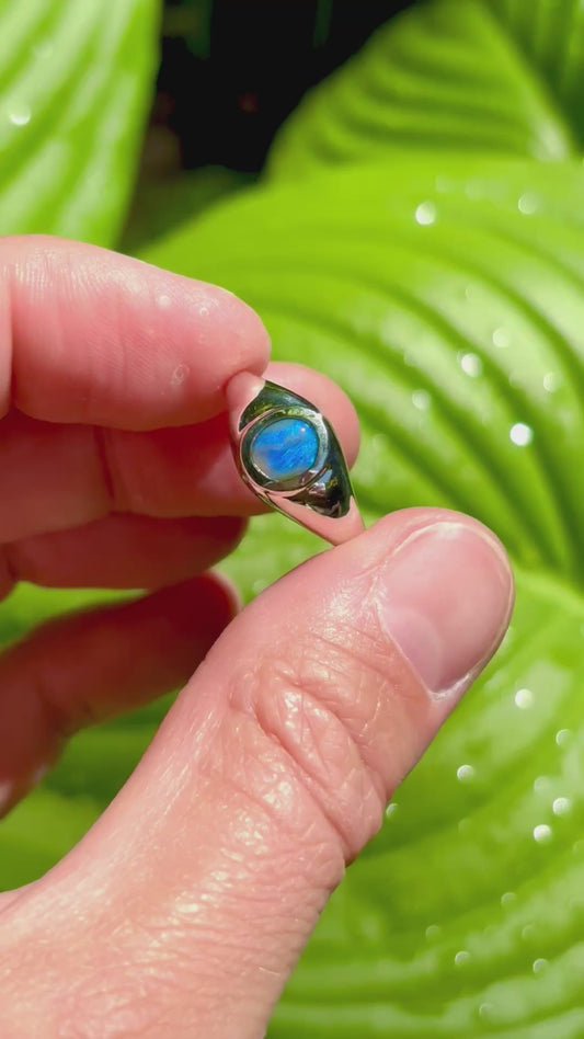 Dark Opal Ring - Size 6.25