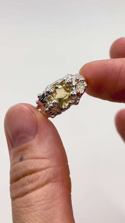 Citrine Swamp Ring - Size 7